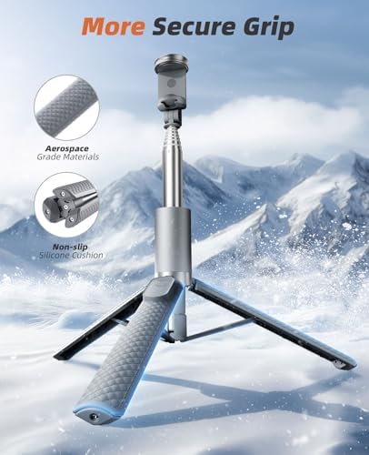 Tripod for iPhone, Selfie Stick with Remote, Stable & Durable Phone Tripod - Image 4