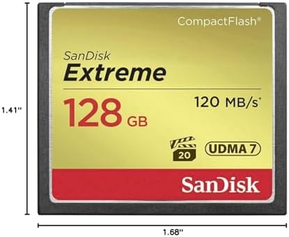 SANDISK 128GB Extreme CompactFlash Memory Card, UDMA 7 - Image 4