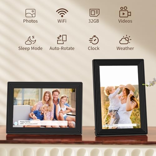 Digital Photo Frame,15.6 Inch Frameo Digital Picture Frame, 1920x1080 IPS LCD Touch Screen,Auto-Rotate,32GB, Supports SD Cards,Share Happy Moments Instantly via Frameo App from Anywhere - Image 5