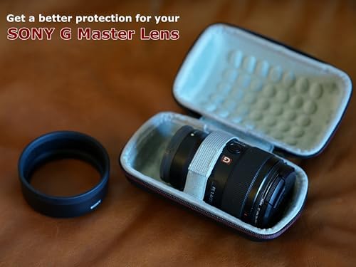 Ginsco Hard Shell Protect Case for Camera Lens, Compatible with Canon EF24-70mm/EF16-35mm/EF 100mm f2.8L, Sony FE24-70mm 2.8GM/FE16-35 GM/FE85 1.4GM, Shockproof Travel Carrying Bag 89mm Dia x 156mm L - Image 4