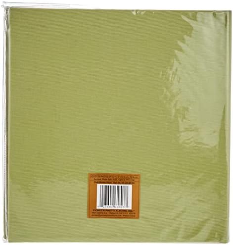 Fabric Frame Cover Photo Album 200 Pockets Hold 4x6 Photos, Sage Green (Pack of 4) - Image 2