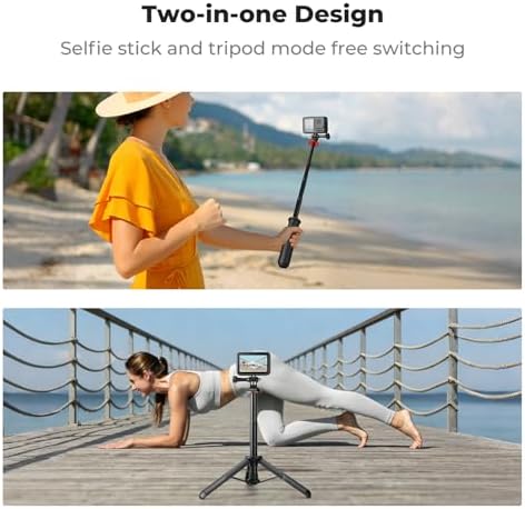 K&F CONCEPT 58.5cm/23inch Portable Adjustable Stand Selfie Stick Tripod - Image 6