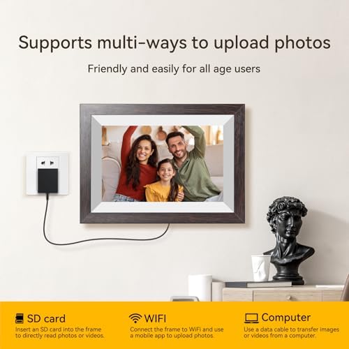 KODAK 10.1 Inch WiFi Digital Picture Frame with 32GB Storage, Electronic Smart Digital Photo Frame 1280x800 IPS Touch Screen, Auto-Rotate, Share Moments Instantly, for Women - Image 5
