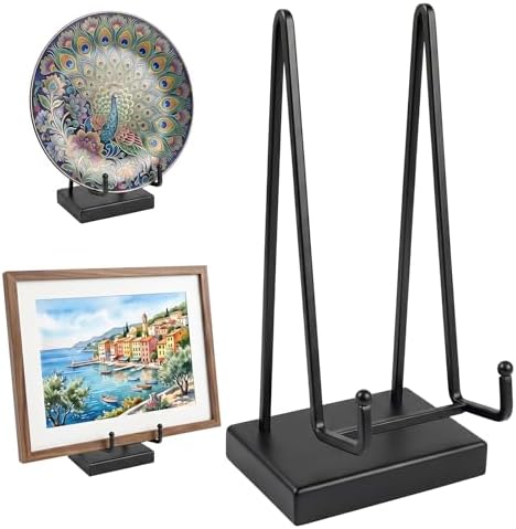 8'' Plate Stands for Display,Picture Frame Stand,No Assembly Required by dakewang