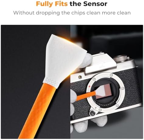 K&F CONCEPT 16mm APS-C Sensor Cleaning Kit, with 20ml Sensor Cleaner - Image 3