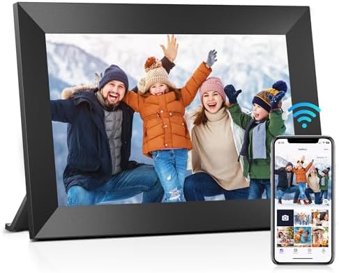Uhale 10.1" Digital Picture Frame with 32GB Storage Support SD Card, Electronic Photo Frames with 1280x800 HD IPS Touch Screen, Instantly and Securely Share Memories, Send Wishes from Anywhere by WONNIE