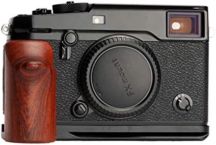 XPRO2 Camera Hand Grip with Wooden Side Handle & Arca-Swiss Plate for Fujifilm X-PRO2 -Aluminum & Padauk Wood (GP-XPRO2-R) - Image 6