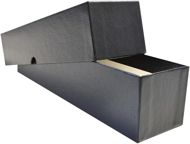 Guardhouse 9" Single Row Storage Box for 2" Paper and Plastic Coin Holders Black - Image 2