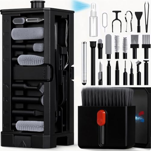 Inesore 32 in 1 Phone Cleaning Kit for iPhone AirPods MacBook Earbuds-Black by Inesore