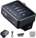 GODOX X3 PRO X3PRO-C Flash Trigger for Canon Camera, 2.4G TTL Wireless Touchscreen Transmitter,Support Bluetooth & APP Control, Shutter Control, Built-in Li-ion Battery Fast Charging (Upgrade X3-C) by GODOX