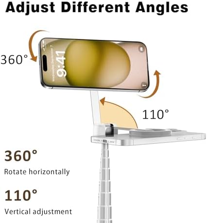 TONEOF 68" Magnetic Aluminum Phone Tripod Selfie Stick for iPhone & Android - Image 5