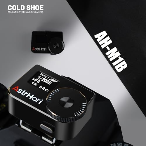 AstrHori Light Meter with OLED Display Compatible with Cold Shoe Mount to Adjust ISO, Aperture and Shutter Speed Photography, Fits Vintage Leicas and Similar Rangefinder Cameras（Bronze Plate - Image 3