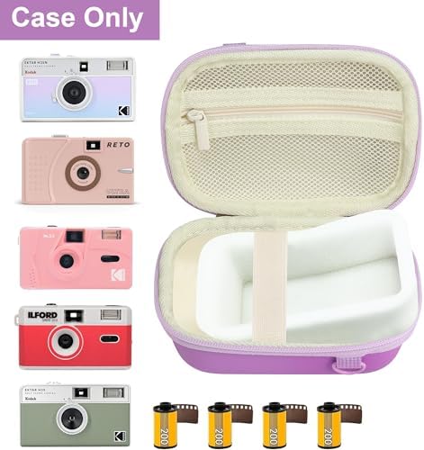 Leayjeen Hard EVA Case for KODAK EKTAR H35 H35N Film Camera - Purple - Image 2