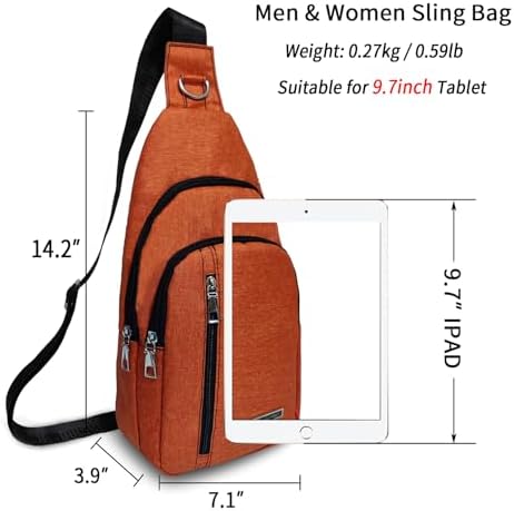 Seoky Rop Small Sling Bag Crossbody for Men Women One Strap Shoulder Cross Body Bag Sling Backpack for Travel - Image 2