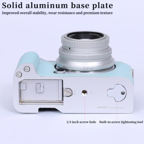 Camera Genuine Leather Half Case ，Compatible with FUJIFILM X-M5 XM5 - Image 6