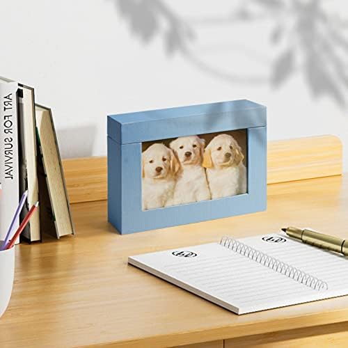 Cardboard Photo Boxes For Pictures 5x7, Family Photos Storage Box Set, Photo Album Box, Small Photo Storage Box Archival For Couple Photos, Postcards Box(2pack) - Image 5