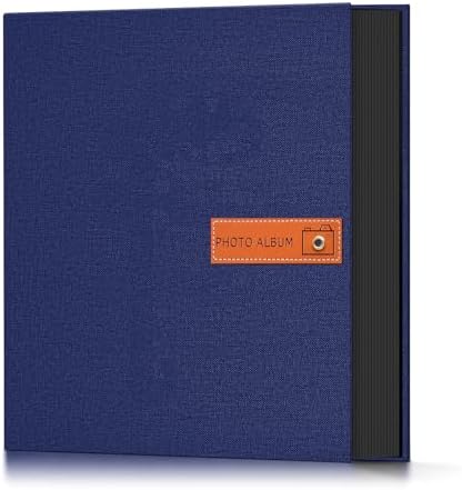 Popotop 4x6 Photo Album 200 Pictures, Linen Hardcover, Reinforced Spine by Popotop