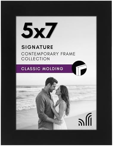 Americanflat 5x7 Picture Frame - Engineered Wood - Black by Americanflat