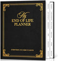 Lanpn End of Life Planner Death Organizer with Tabs, Final Wishes & Financial Estate Planning Journal, When I Die Journal for Senior, Before Death Life and Care Plan Book, Black, Leather Hardcover by Lanpn