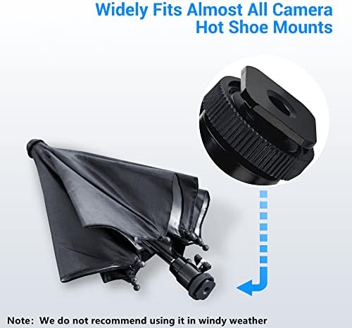 DSLR Mirrorless Camera Hot Shoe Umbrella Sunshade Rain Cover Protector - Image 2