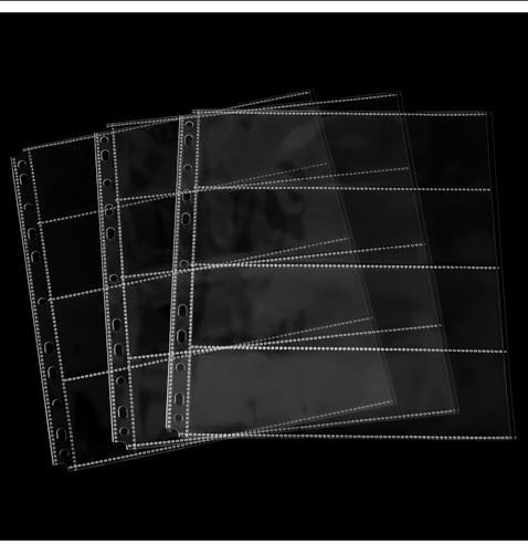 30x 120Archival Storage Sheets - Negative Page Preservers for 120 Film (30 Archival Storage Sheets) by Fuyunohi