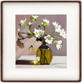 Recuerdos 20x20 Walnut Picture Frame, Matted to 16x16 with HD Plexiglass by Recuerdos