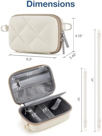 BAGSMART Digital Camera Case Protective Lightweight Camera Bag with Strap - Image 6