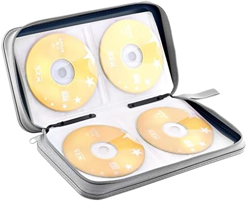 96‑Capacity Hard Plastic CD/DVD Binder for Car, Home & Travel - Image 5