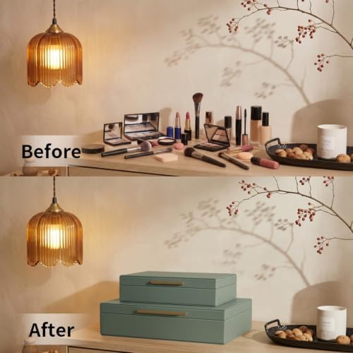 Decorative Storage Boxes with Lids Set-2 Store Photos, Letters Memory Box - Image 5