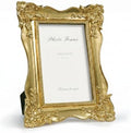 Cuspin 4x6 Vintage Gold Picture Frame, Ornate Antique Resin Photo Frame by Cuspin