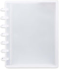 Clear Discbound Pocket Sleeves 7 Disc Sheet Protectors 20 Inner Pages PP 5x7 Pockets PET Cover Photo Card Protector Binder Album (1 Pocket - 7 Disc) by MEIYITIAN