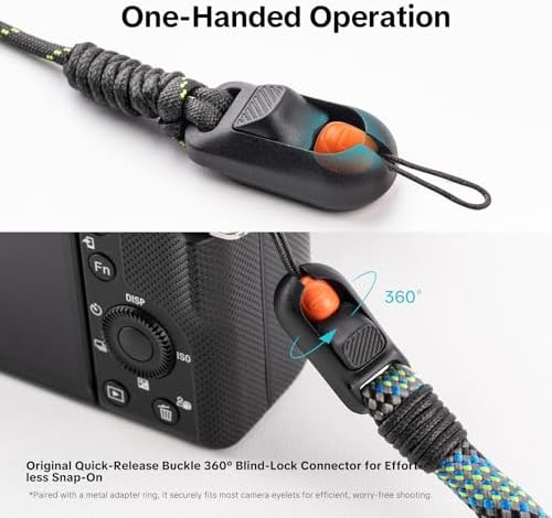PGYTECH Rope Camera Wrist Strap Slim Outdoor Style, Quick Release - Image 5