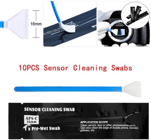 Professional Camera Cleaning Kit(38 pcs) - Including Lens Paper/Blower, APS-C Clean Swabs, Microfiber Cloths, Lens Pen, Clean Brush - DSLR Photography Accessories Lens Cleaning Kit Photographer Gifts - Image 5
