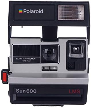 Polaroid 600 Sun600 LMS Instant Film Camera, Silver and Black (Renewed) by Amazon+Renewed