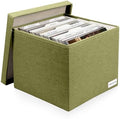 Photo Storage Box 8x10, Decorative Photo Storage Containers With Lid by Himake
