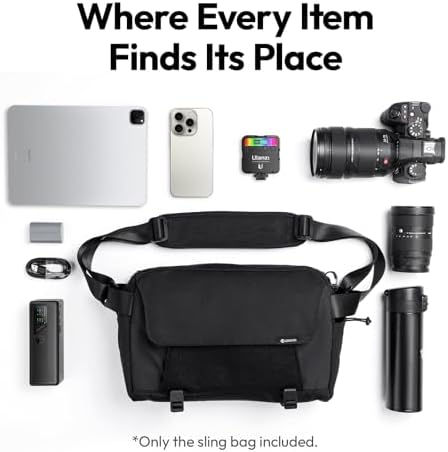 ULANZI BP11 8L Camera Sling Bag with Tripod Holder Everyday Carry - Image 2