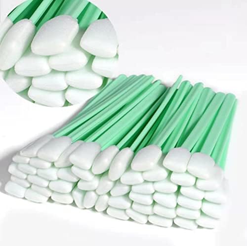 200 PCS Professional Foam Cleaning Swab Sticks, Dust-Free Cleaning Sponge Tip Swabs Printer Heads, Scanners, Camera Lenses, Chip Hard Disk Industries, Optical Lenses and Optical Equipment by JEPNJPU