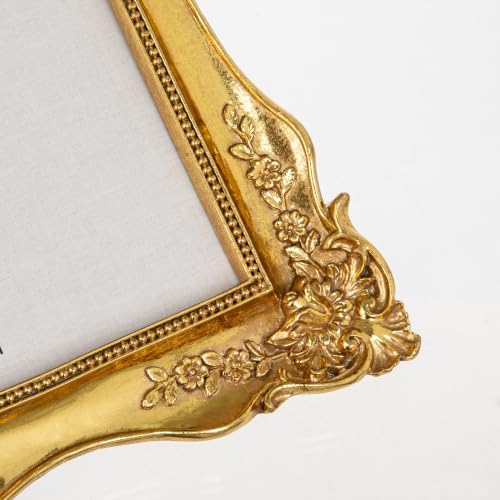 Gold Vintage Picture Frame 5x7, Antique Ornate Photo Frame Décor - Image 5
