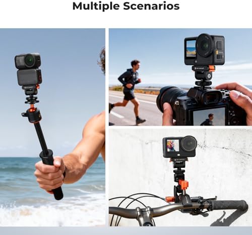 K&F CONCEPT Cold Shoe Mount Compatible with DJI Osmo Nano/Osmo Action 6 - Image 7