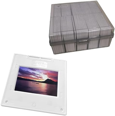 Plastic Slide Mounts 35mm-100 Pcs Includes Storage Box by YCCLDIPL