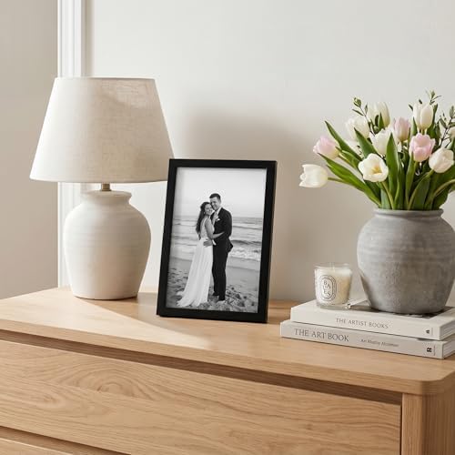 Americanflat 6x9 Picture Frame - Slim Molding - Black - Image 6