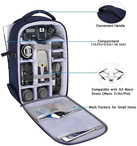 MOSISO Camera Backpack, DSLR/SLR/Mirrorless Photography Camera Bag - Image 2
