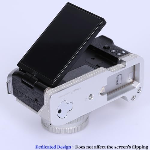Camera Genuine Leather Half Case ，Compatible with FUJIFILM X-M5 XM5 - Image 2