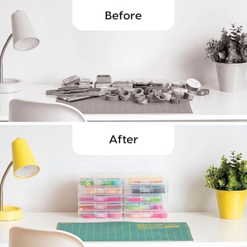IRIS USA Photo Storage Cases |Made in USA| Fits 5"x7", (10-Pack) - Clear - Image 5