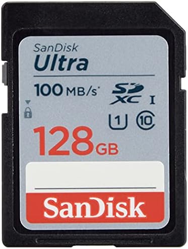 SanDisk 128GB Ultra SDXC UHS-I Memory Card - 100MB/s, C10, U1, Full HD, SD Card - SDSDUNR-128G-GN6IN by Unknown