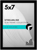 Americanflat 5x7 Picture Frame - Slim Molding - Black by Americanflat
