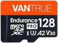 Vantrue 128GB microSDXC UHS-I U3 4K Memory Card with Adapter for Dash Cams by VANTRUE