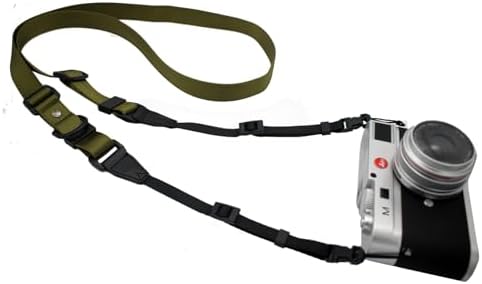 Camera Strap, Quick Adjustable Shoulder Sling Camera Neck Shoulder Strap for All Camera DSLR SLR Green by AOLLCCAE