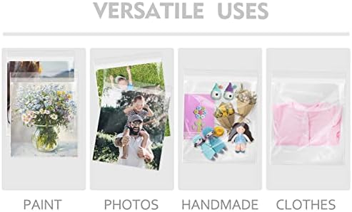 50 Pack 8x10 Inch Acid-Free Crystal Clear Plastic Sleeves for Art Prints - Image 6