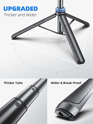 Kaiess 62" Phone Tripod & Selfie Stick, Extendable Photography Light Stand with Wireless Remote, Solidest, Portable, Lightweight, Compatible with iPhone/Android Phone - Image 2